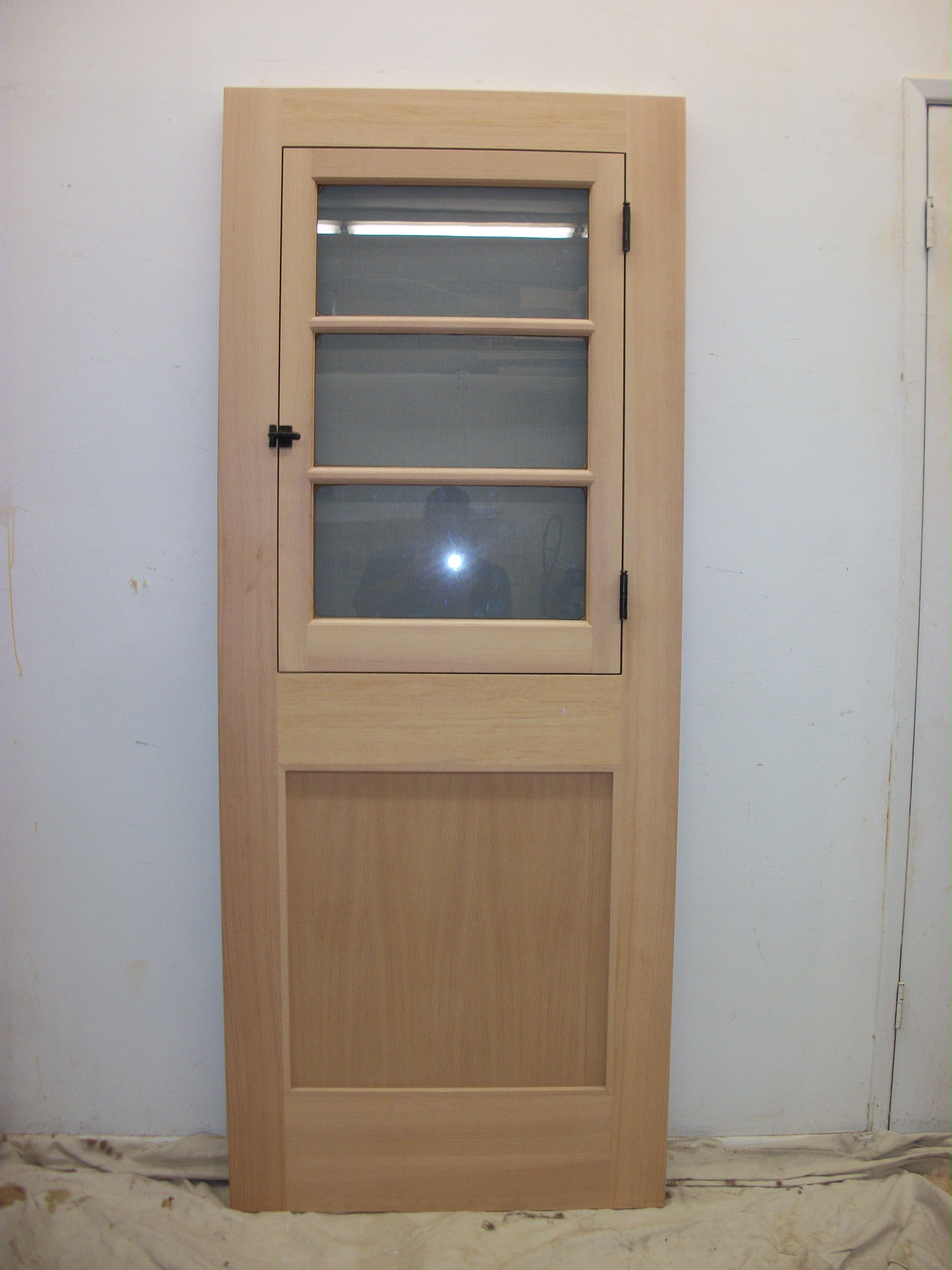 French Combo Door W/ Panel - Click Image to Close